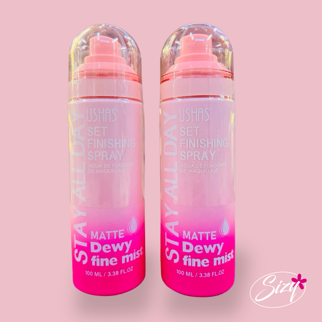 Fijador de maquillaje Stay All Day de USHAS
