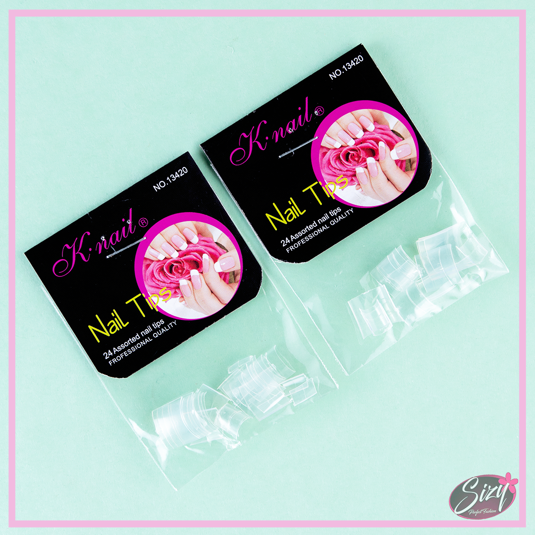 Bolsita De Uñas Postizas K-Nails Transparente