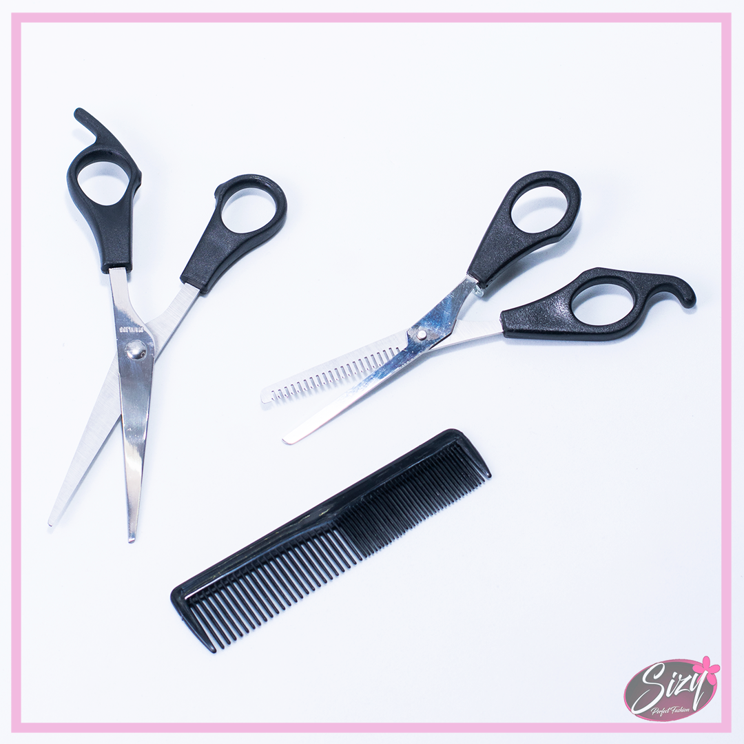 Tijeras de Peluquería con comb CORONA.