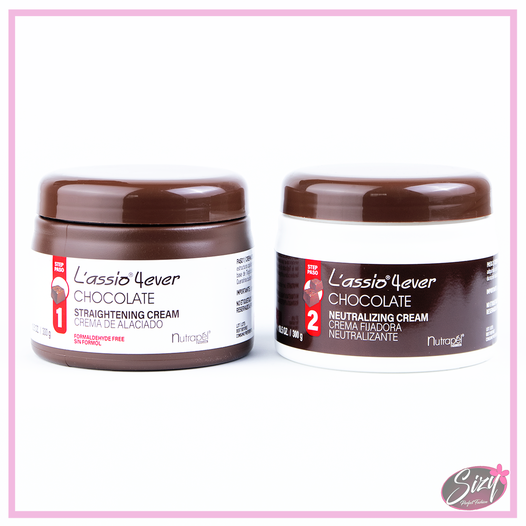 Kit De Alisado De Cabello De Chocolate L'ASSIO' 4EVER