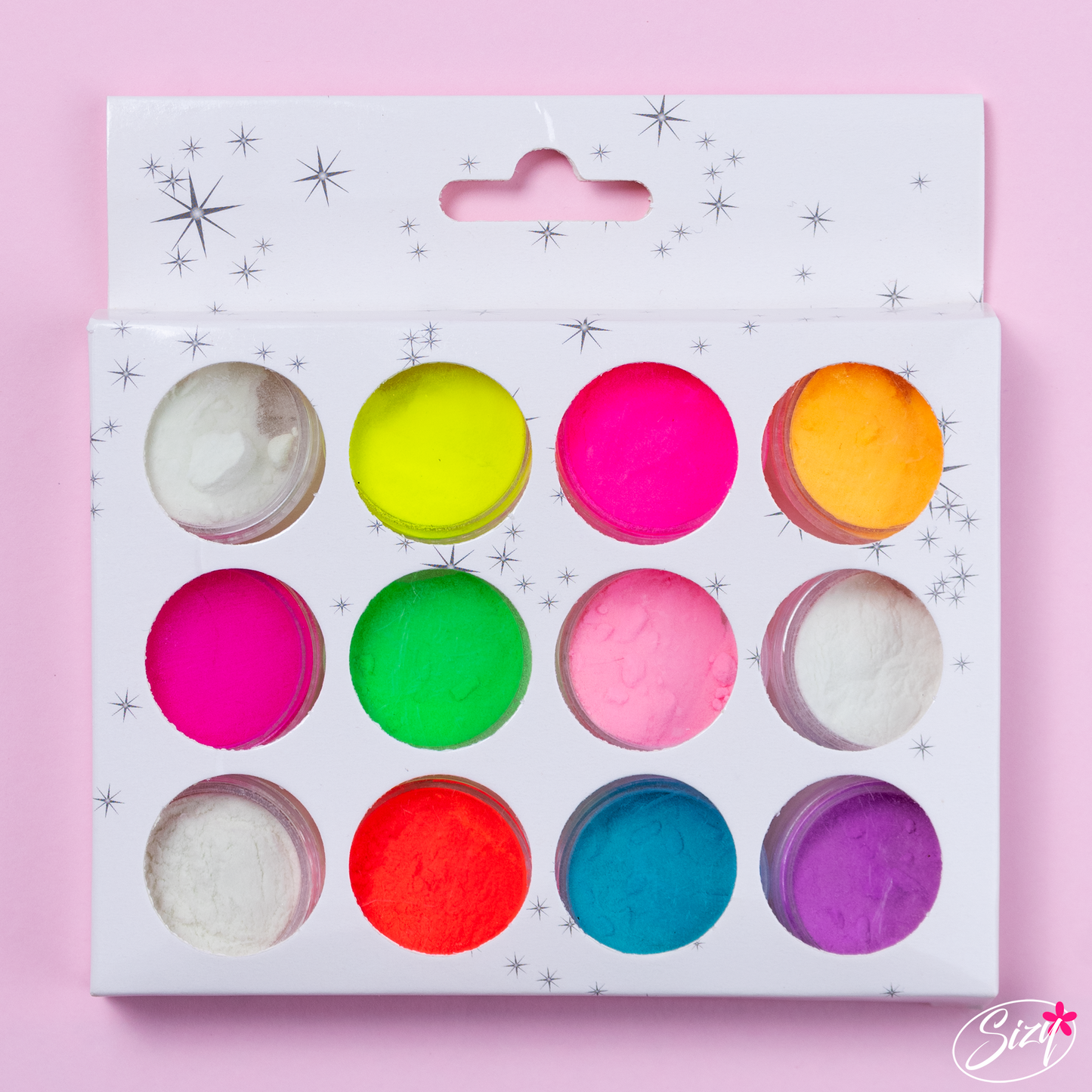 Paquete De Polvo Decoración Neón