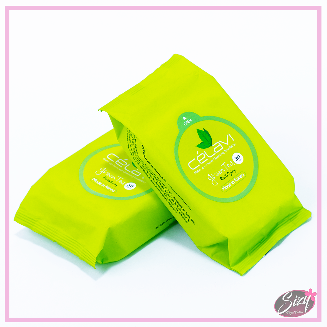 Toallas Desmaquillantes Célavi Té Verde
