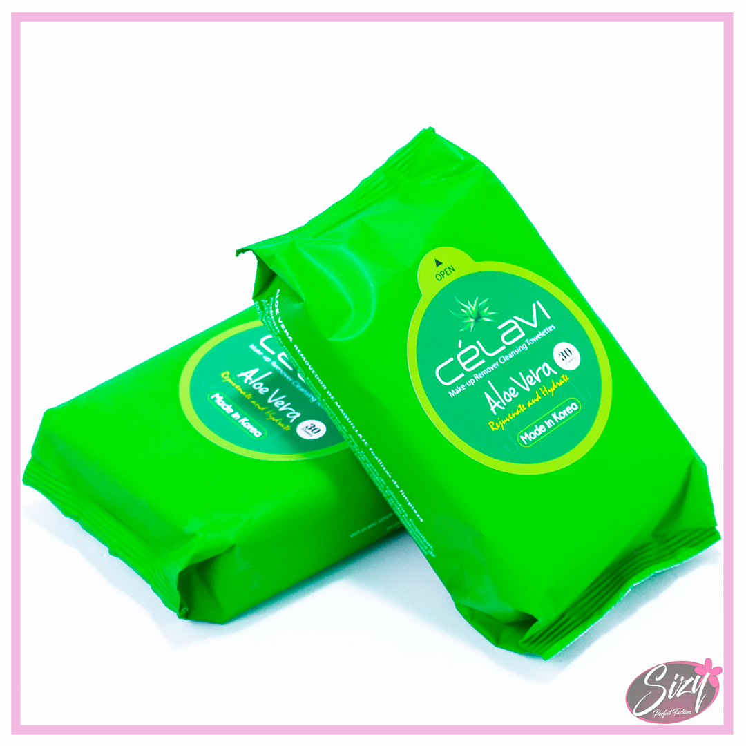 Toallas Desmaquillantes Célavi Aloe Vera
