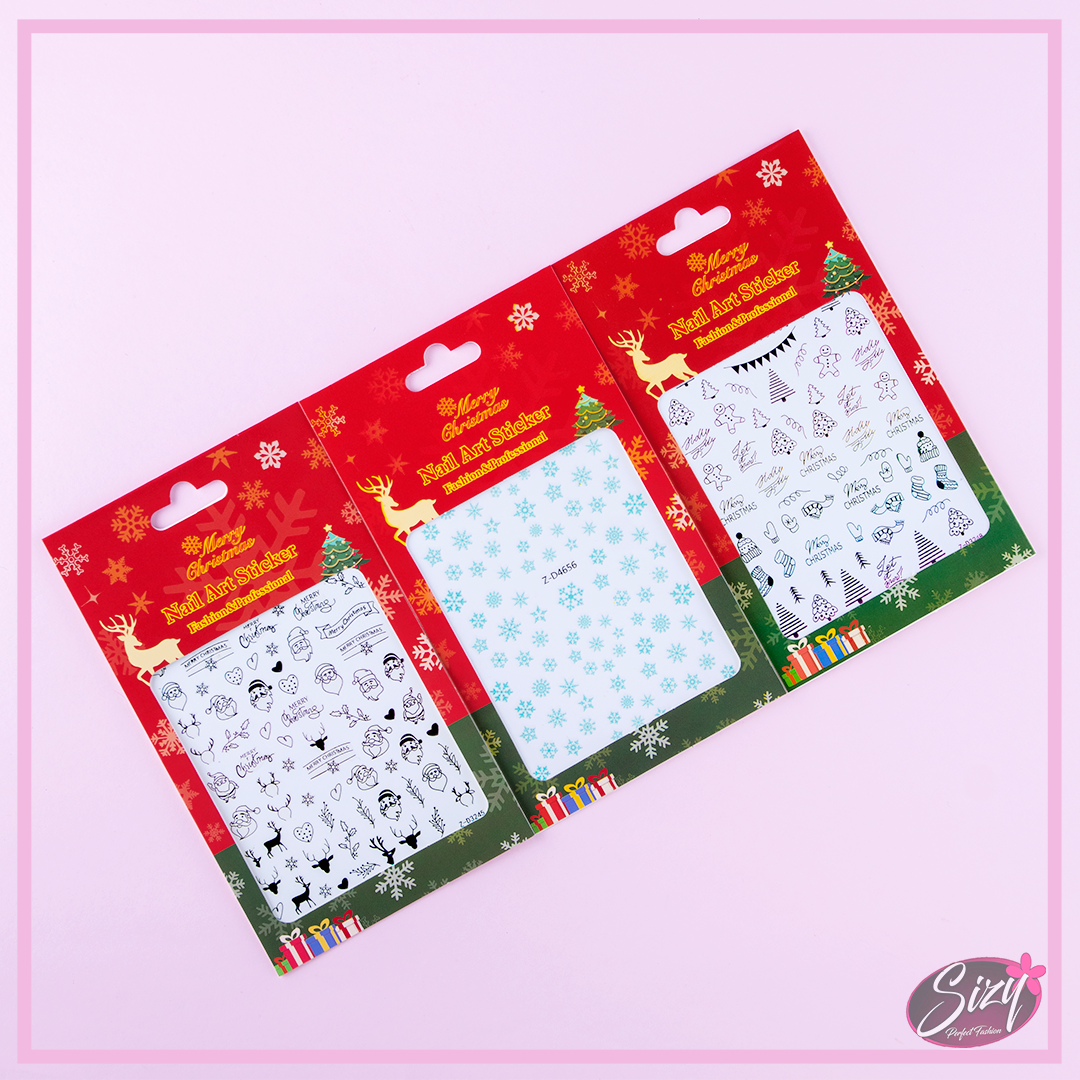 Sticker Diseño Navideño 3D