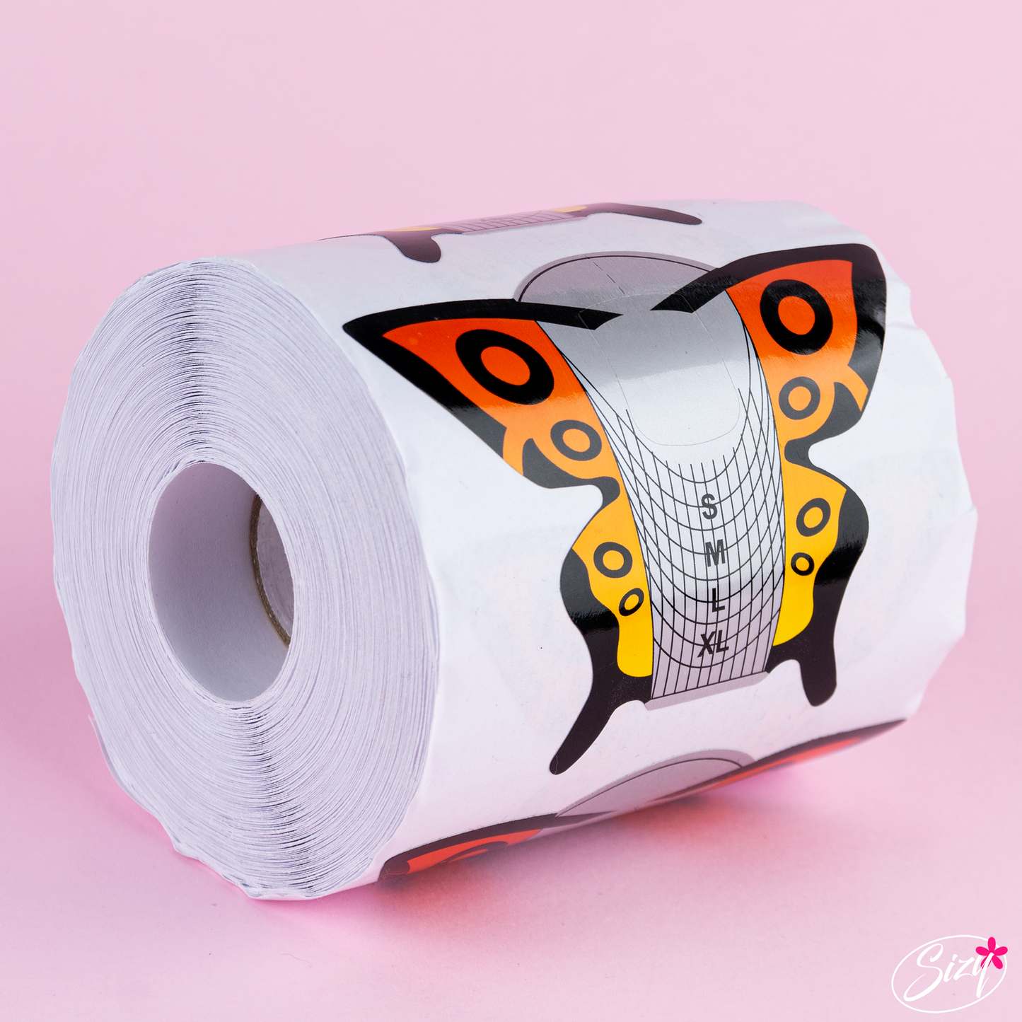 Moldes De Papel Para Uñas Esculturales Diseño Mariposa Pequeño