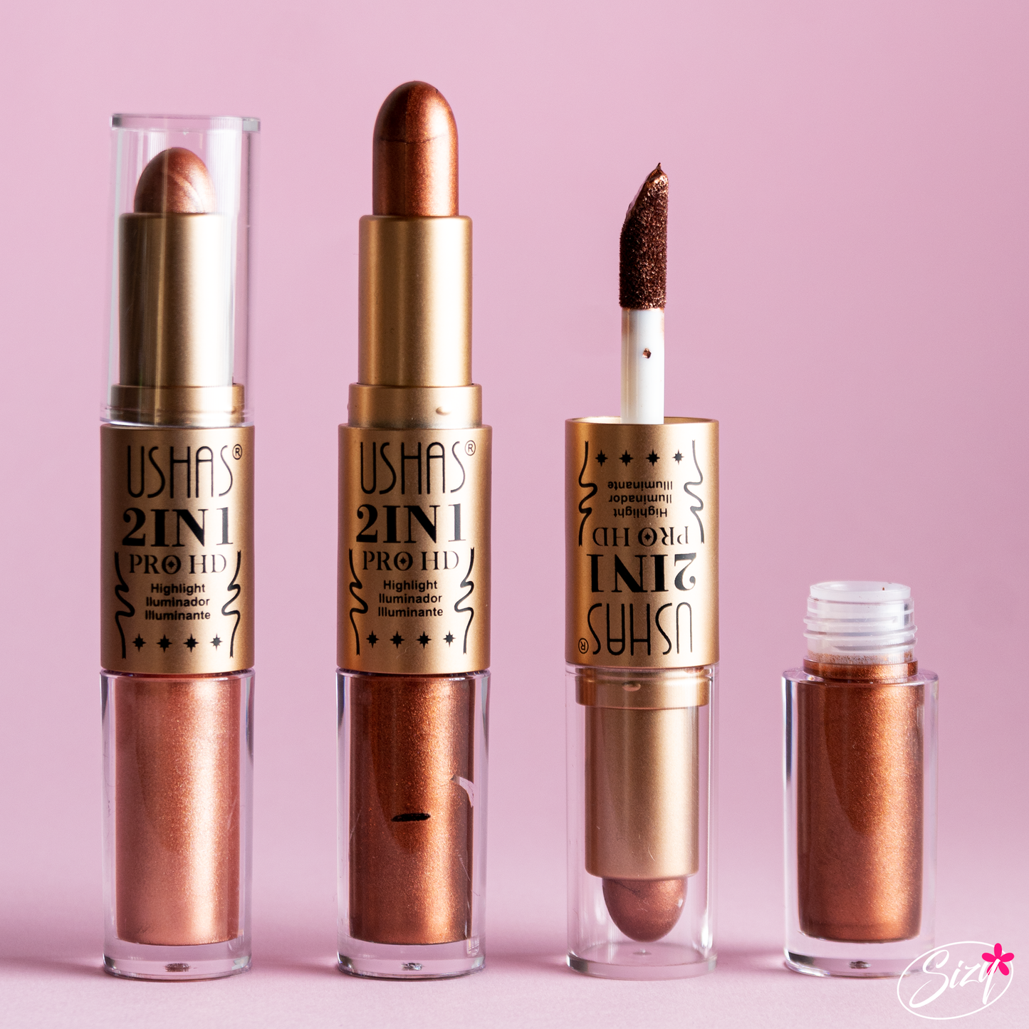 Iluminador 2 en 1 Pro HD Liquido y En Barra Ushas