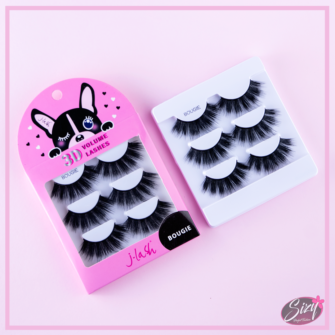 Set De Pestañas Postizas Bougie 3X Pack J-Lash