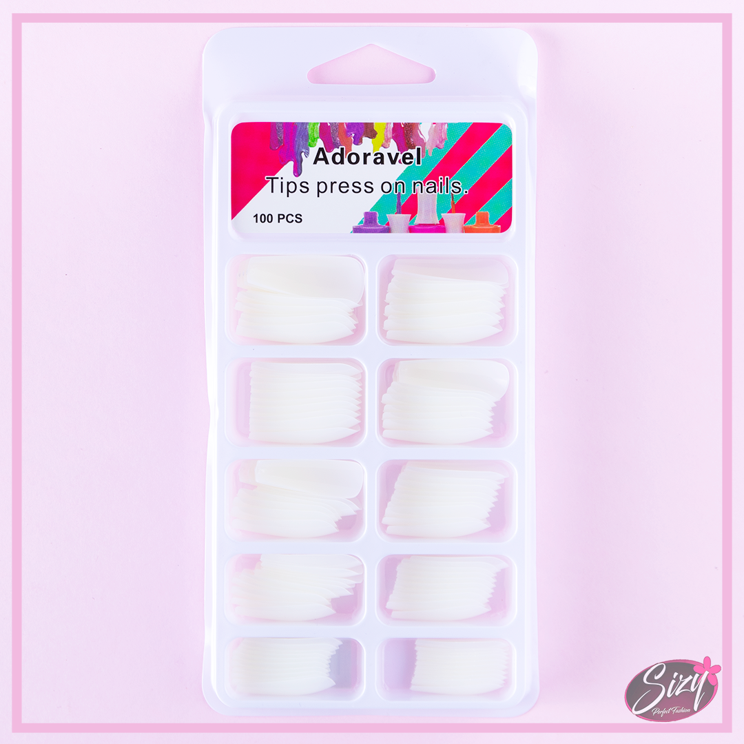 Uñas Postizas Ballerina Natural – Adoravel