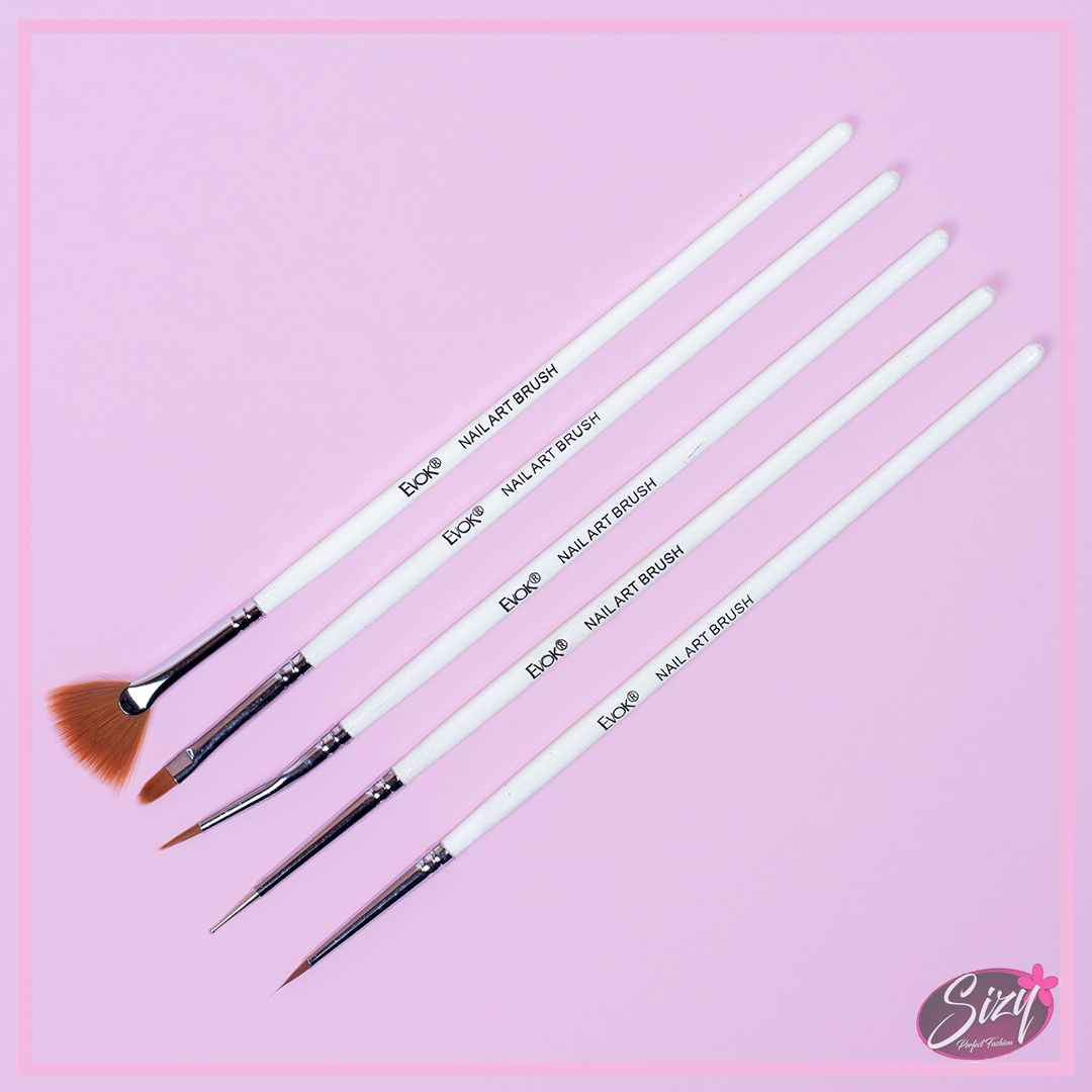 Set De Pincel Para Uñas Evok