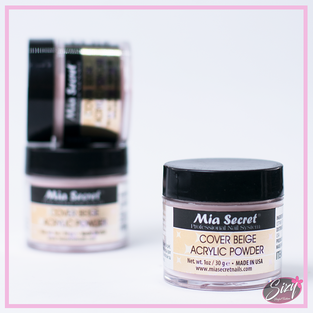 Polvo Acrílico Cover Beige - Mia Secret 1OZ