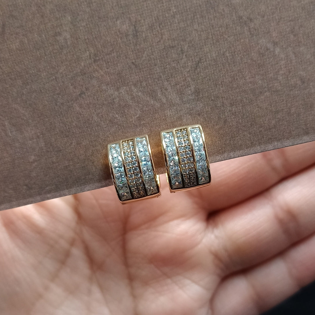 Aretes Argolla Huggie Grueso