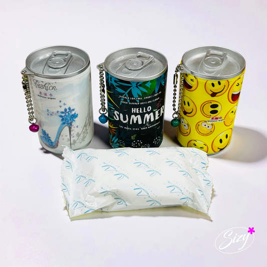 Toallitas Húmedas En Lata Con Estampado