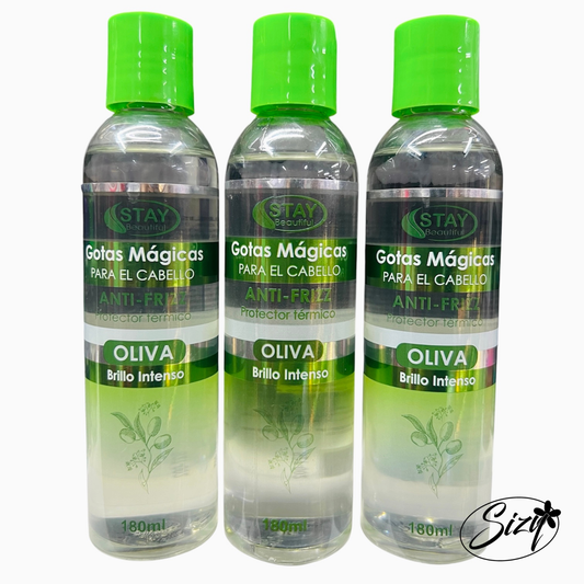 GOTAS MAGICAS PROTECTOR TERMICO DE OLIVA ANTIFRIZZ 180ml