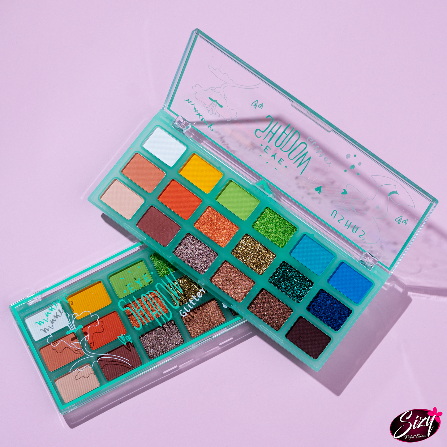 Paleta Sombras Ushas Eyeshadow 18 Colores