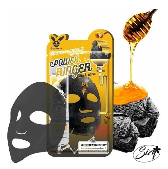 Mascarilla Facial Limpieza Profunda con Carbón y Miel Wokali