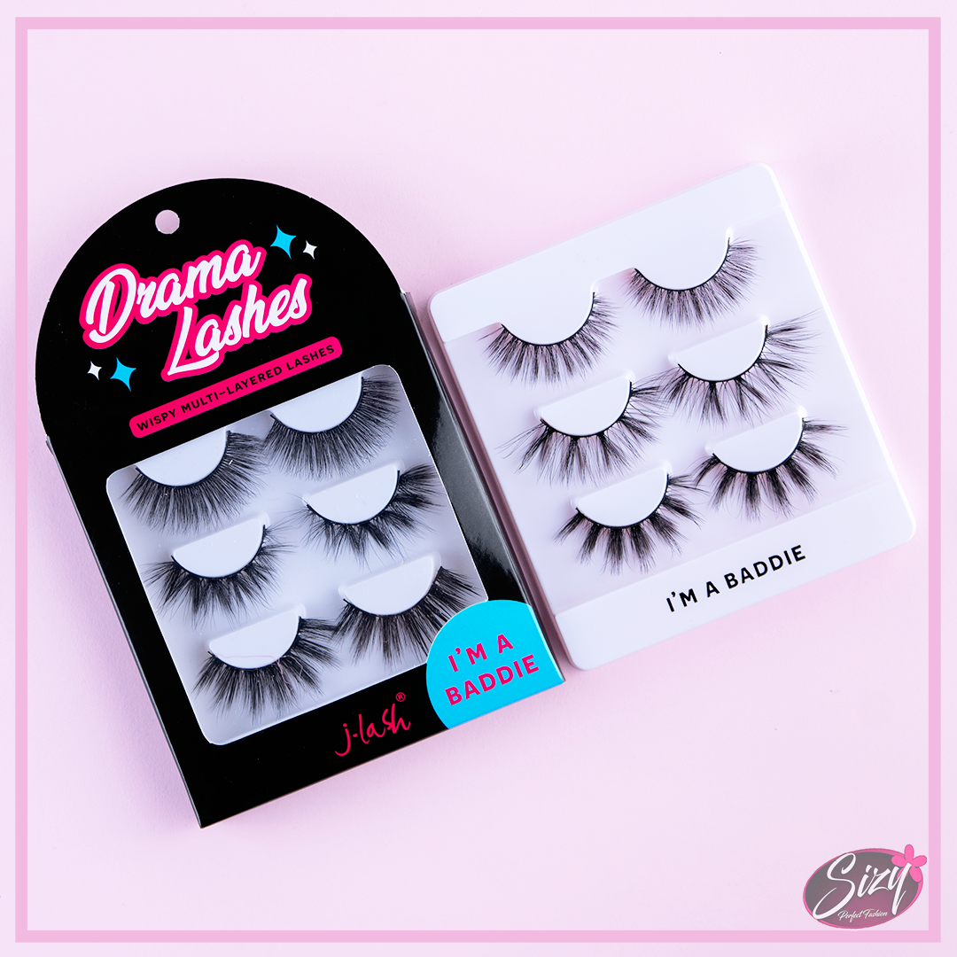 Set Pestañas Postizas Drama Lashes I´m A Baddie J-Lash