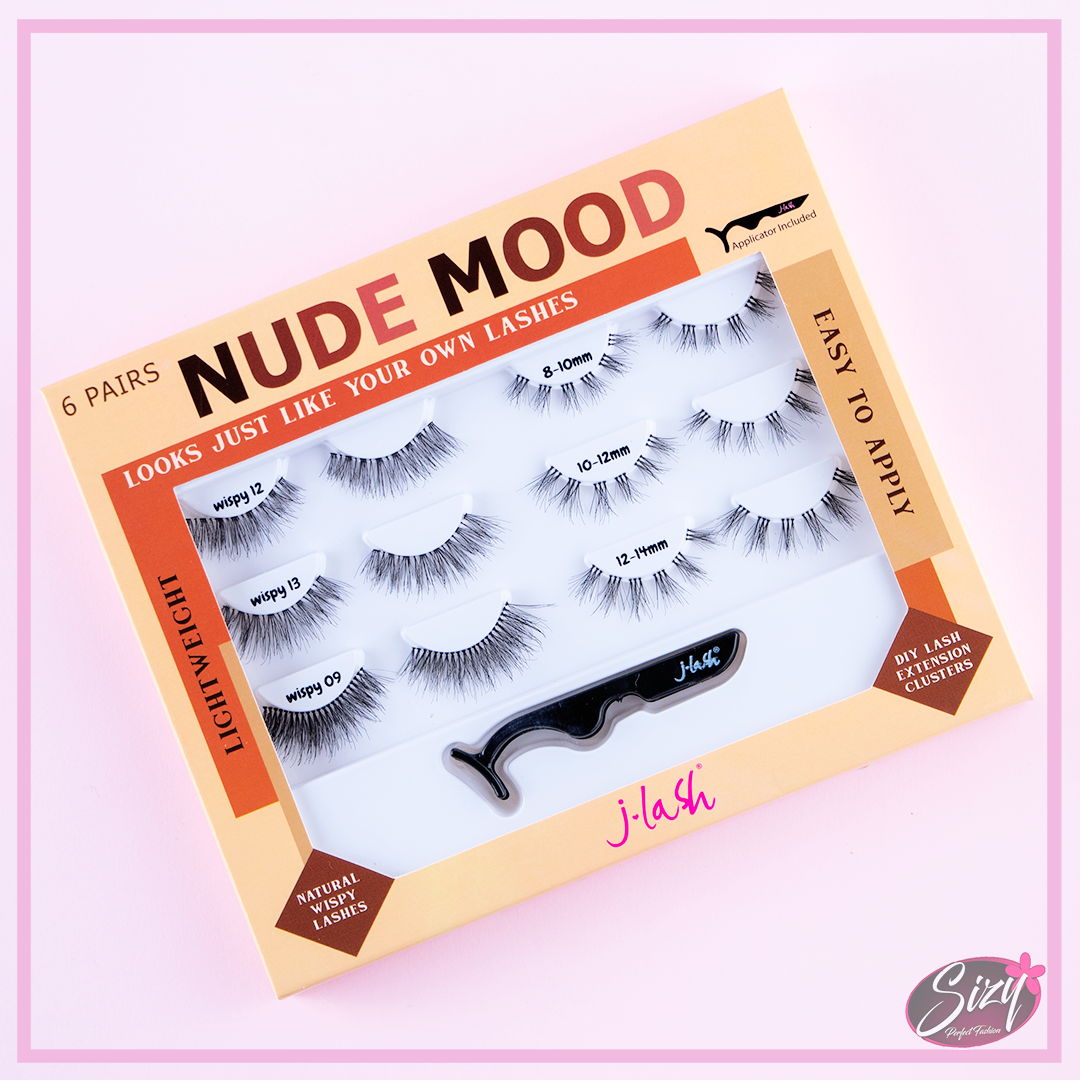 Set 6 Pares De Pestañas Nude Mood J-lash