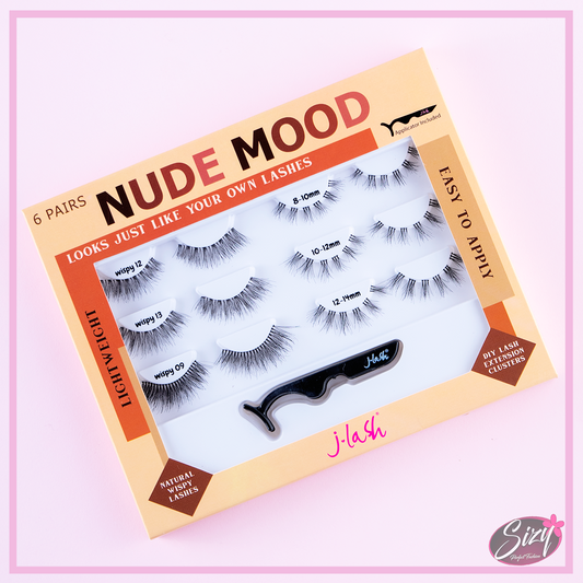 Set 6 Pares De Pestañas Nude Mood J-lash