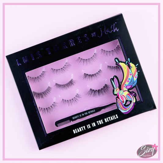 Kit 6 Pares Pestañas Luis Torres J-Lash