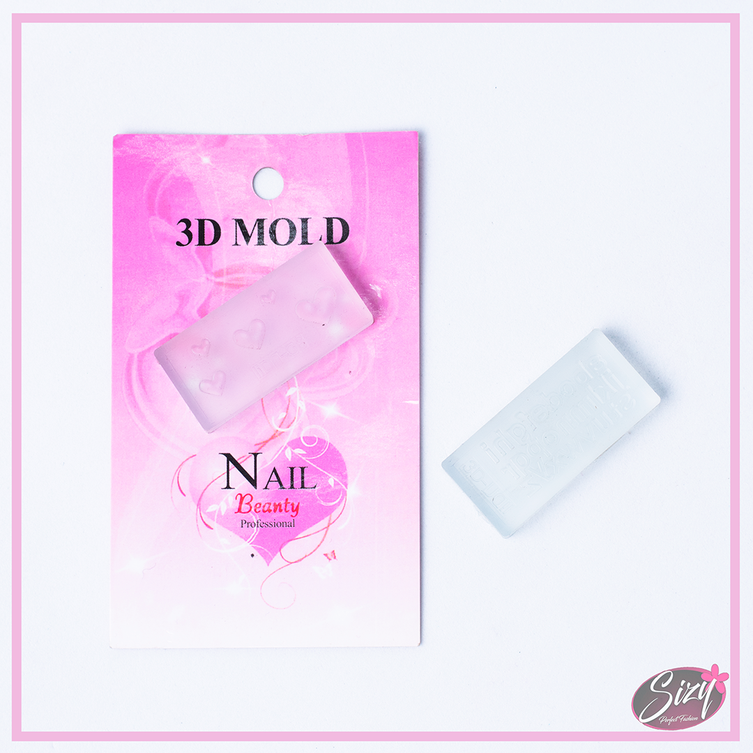 Mini Sello 3D Mold –  Plantillas De Silicona Para Nail Art