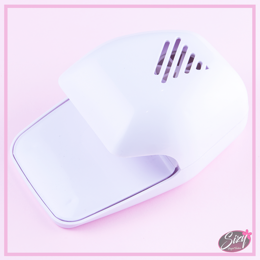 Mini Ventilador Secador De Uñas En Color Blanco
