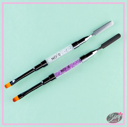 Pincel Para Polygel Doble Extremo