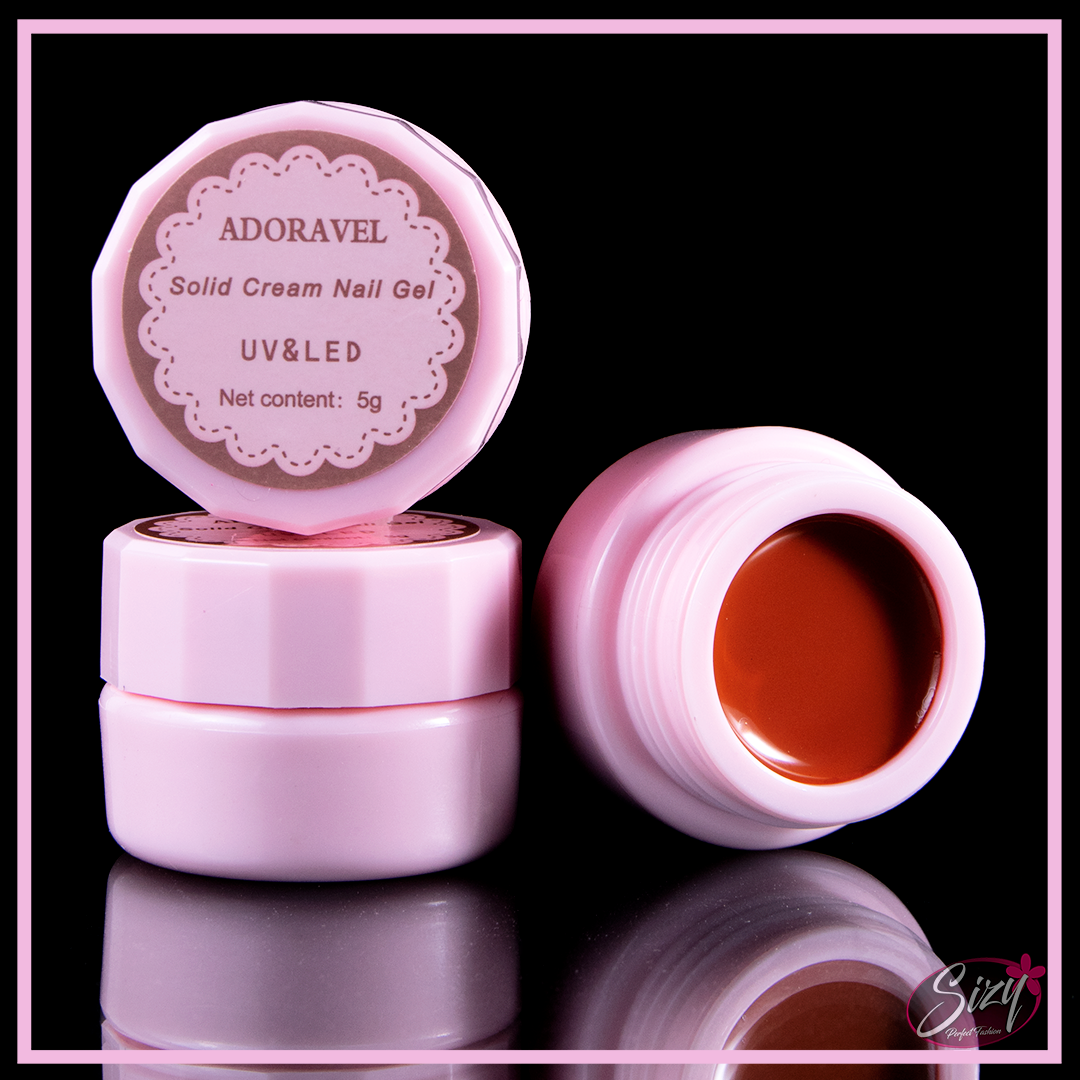 Gel Nail Crema Sólida UV/LED Adoravel