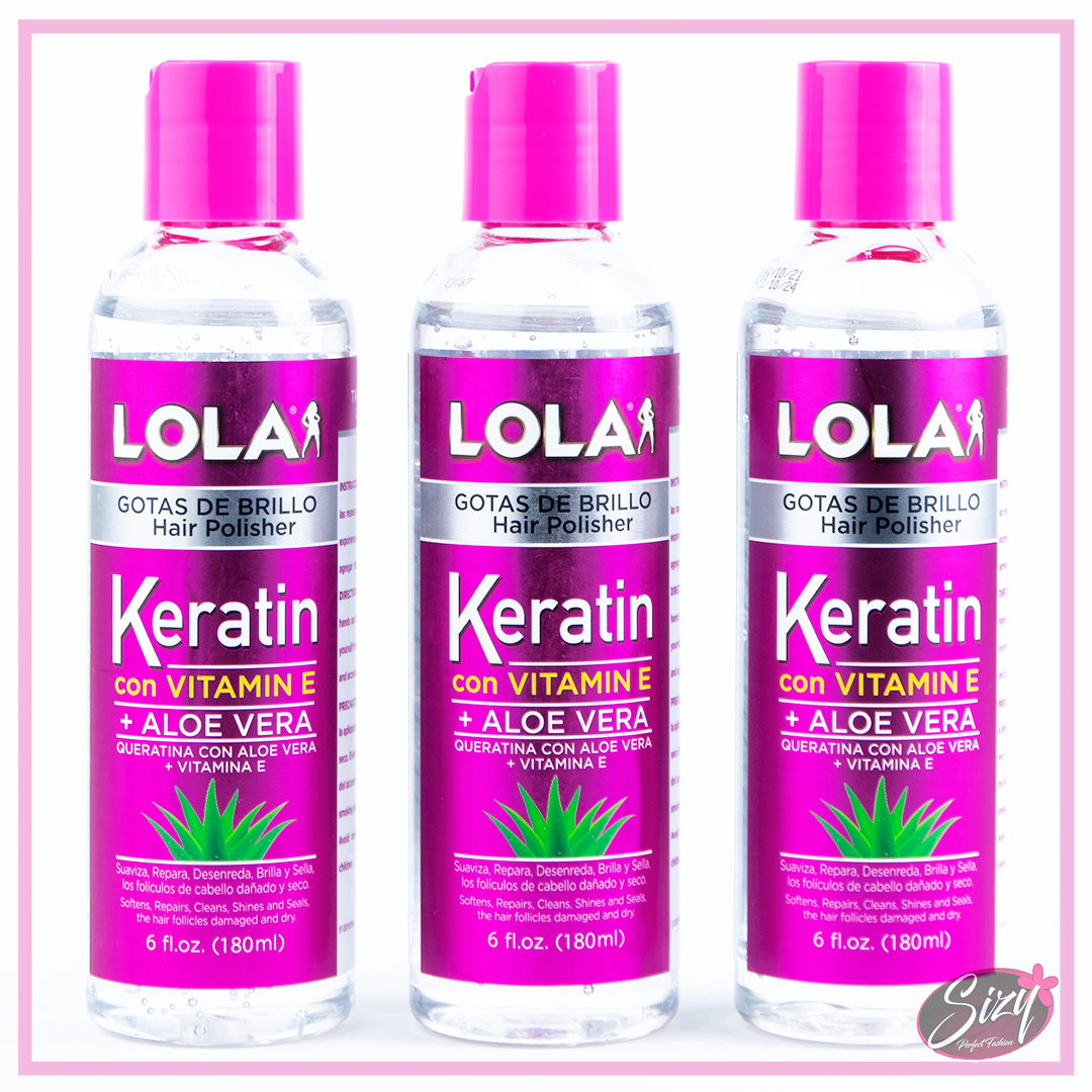 Gotas Para Cabello Con Extra Keratina y Vitamina E