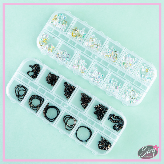 Caja De Decoración Para Uñas Cadena