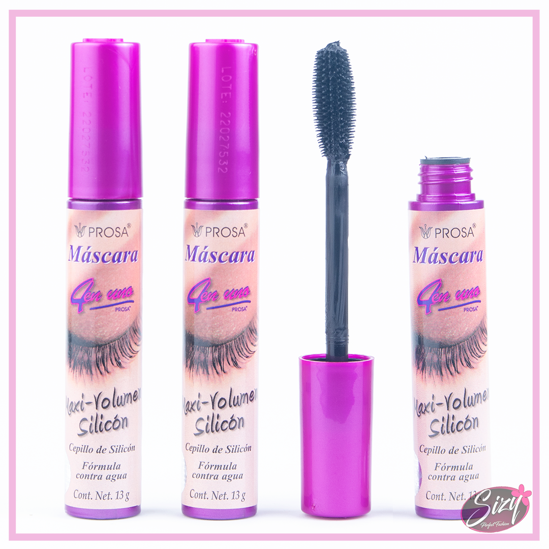 Máscara De Pestañas Maxi Volumen Silicón Prosa