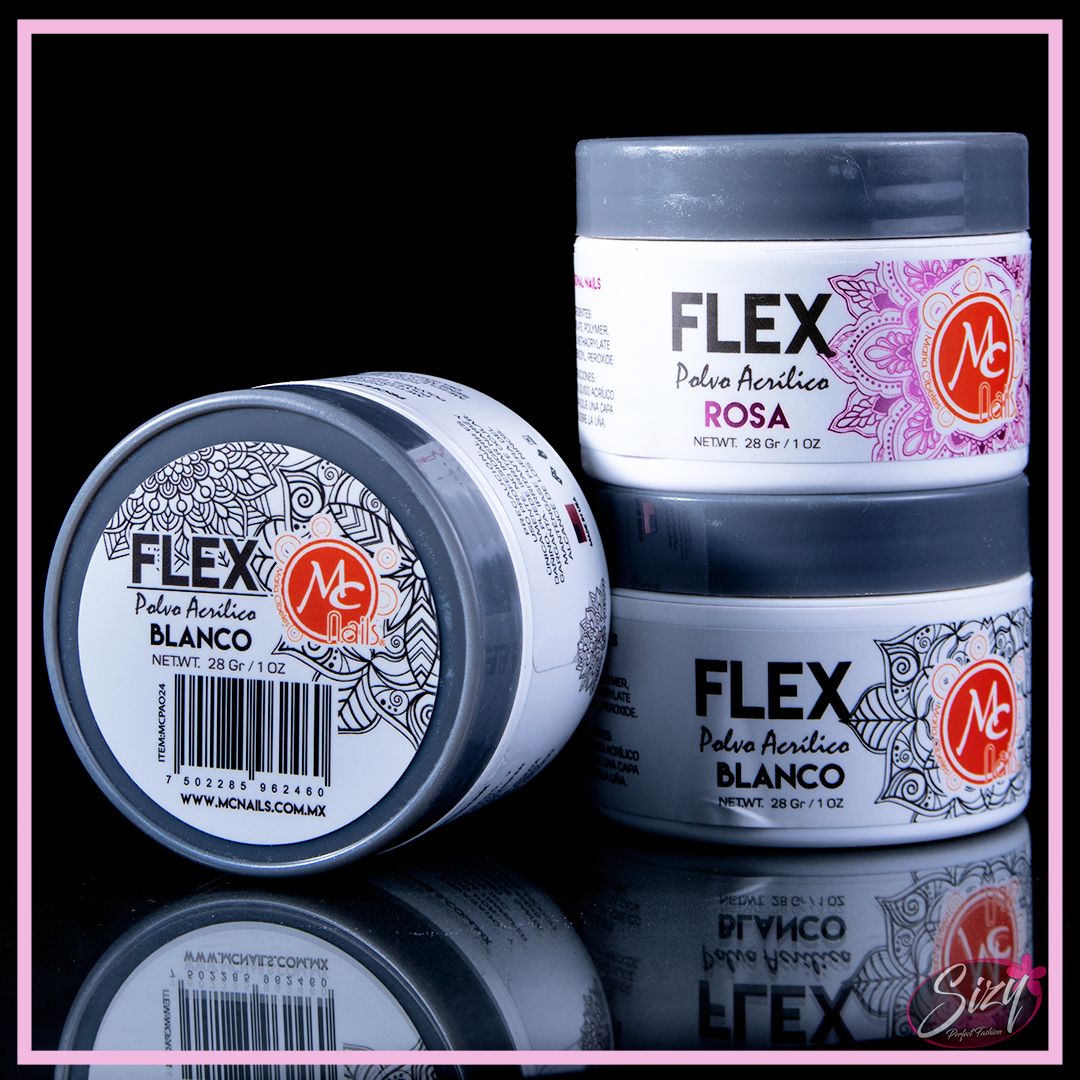 Polvo Acrílico Flex MC Nails 1 Oz