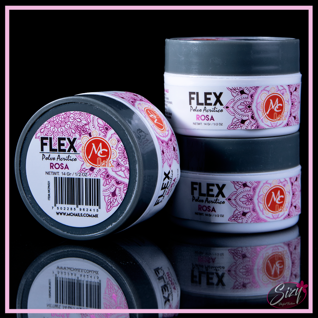 Polvo Acrílico Flex MC Nails 1/2 Oz