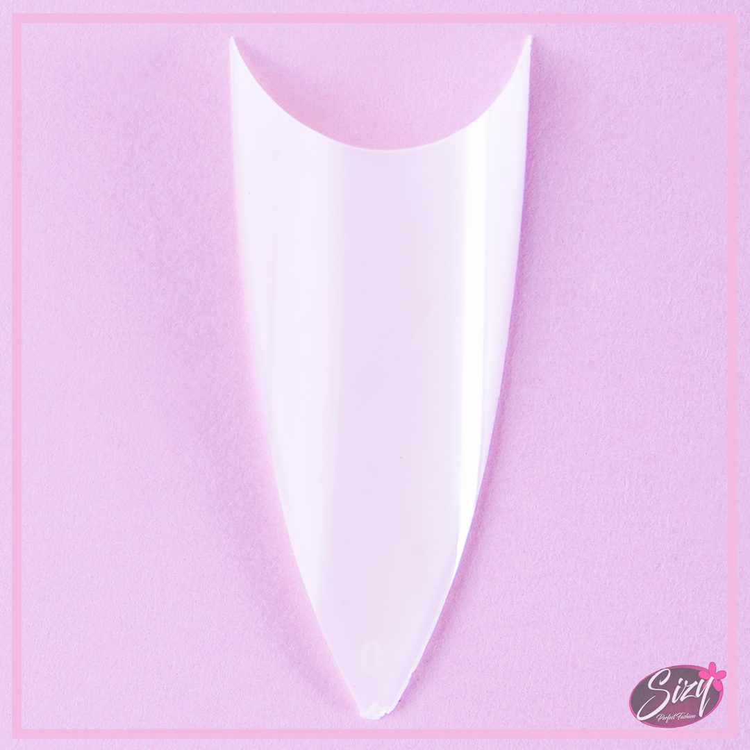 Uñas Postizas Stilleto Adoravel Blanco