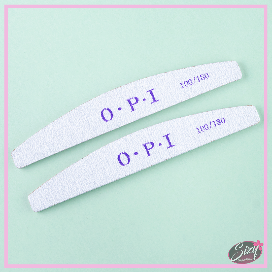 Lima Para Uñas  - O.P.I Cuadrado Blanco 100/180
