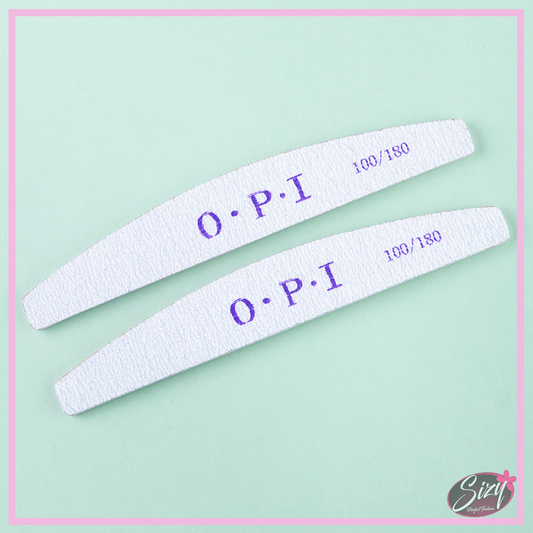 Lima Para Uñas  - O.P.I Cuadrado Blanco 100/180