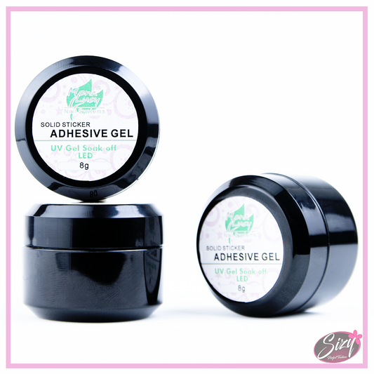 Adhesivo Gel Sólido Para Uñas Completas UV/LED