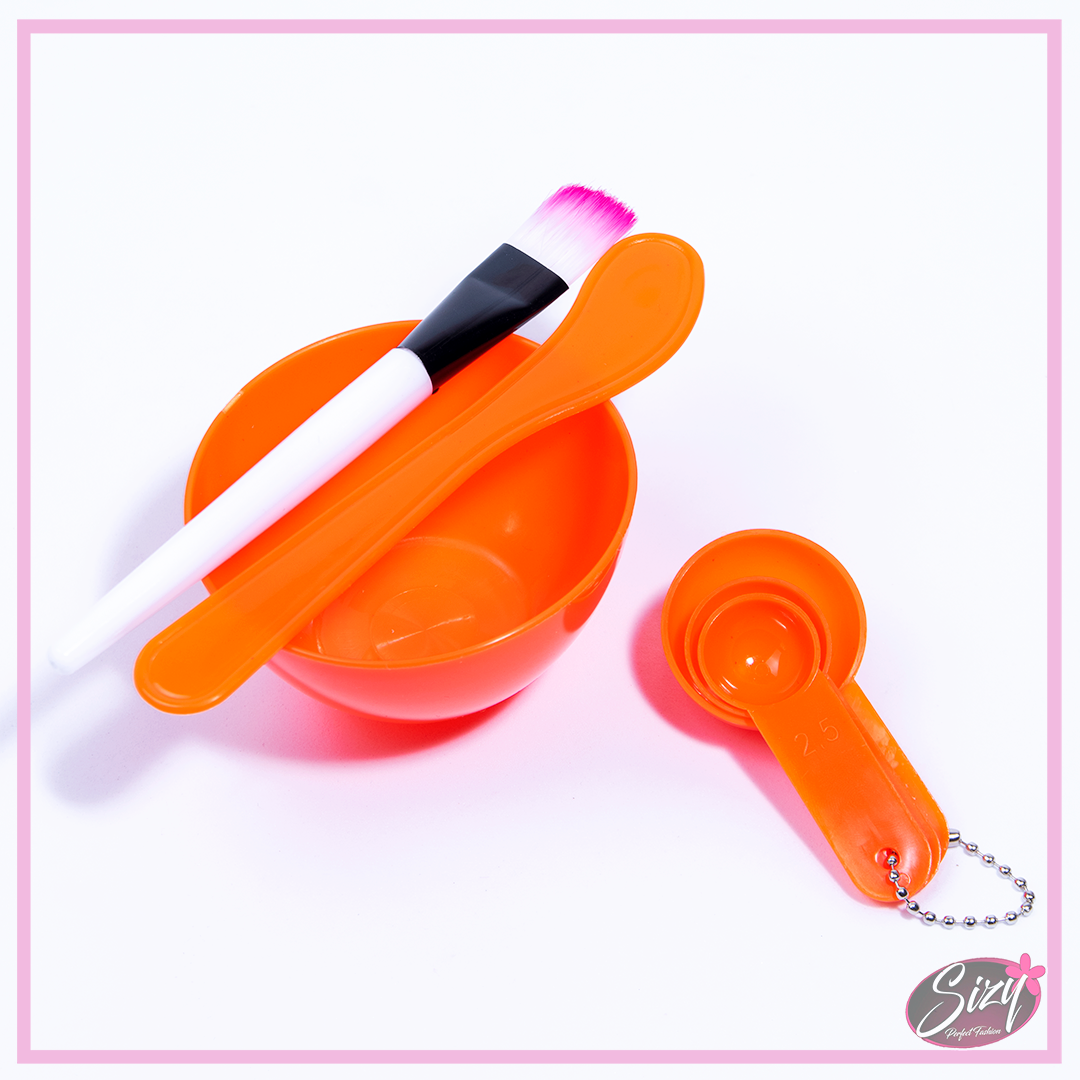 Set Bowl Para Hacer Mascarilla Facial
