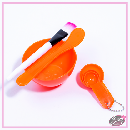Set Bowl Para Hacer Mascarilla Facial