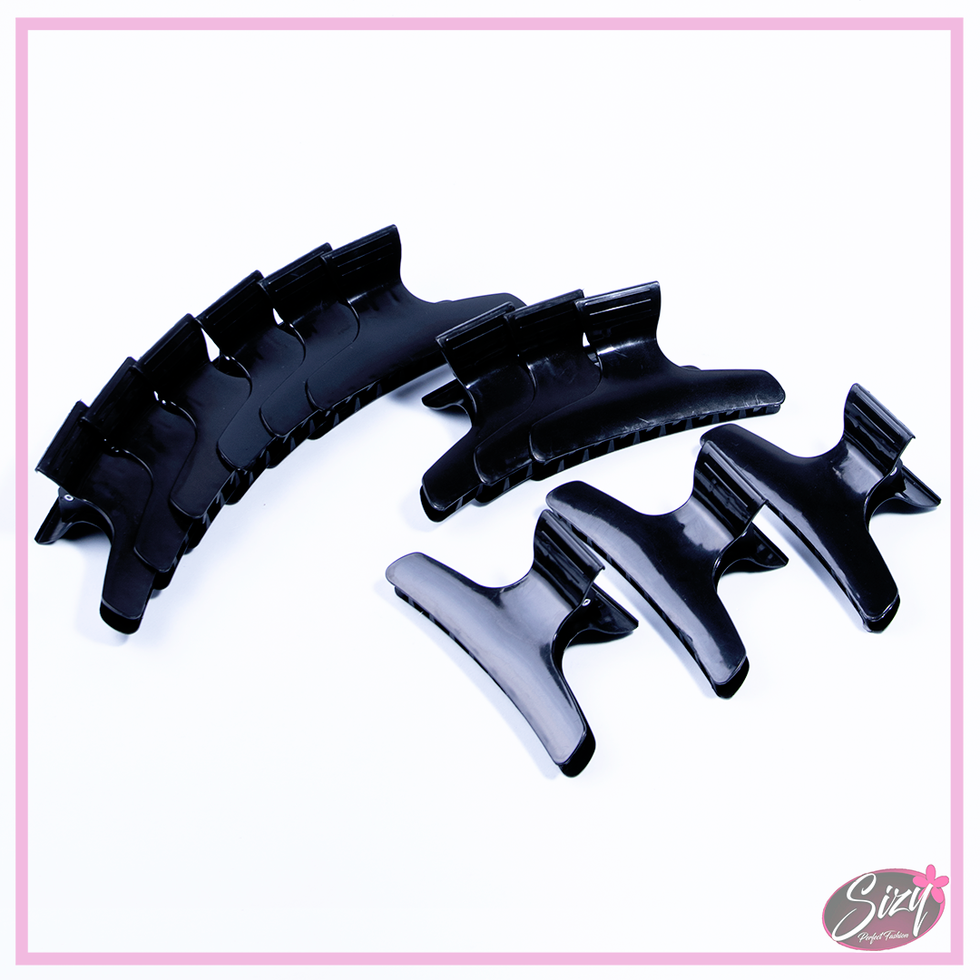 Kit De 12 Ganchos Pinza Mariposa