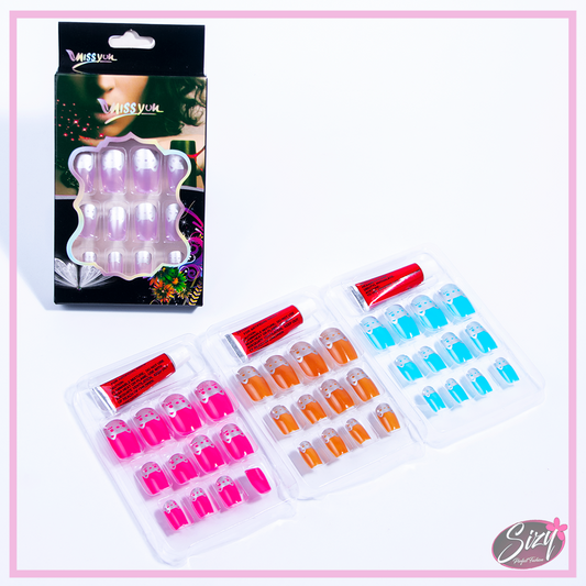 Uñas Postizas Decoradas Miss Yun