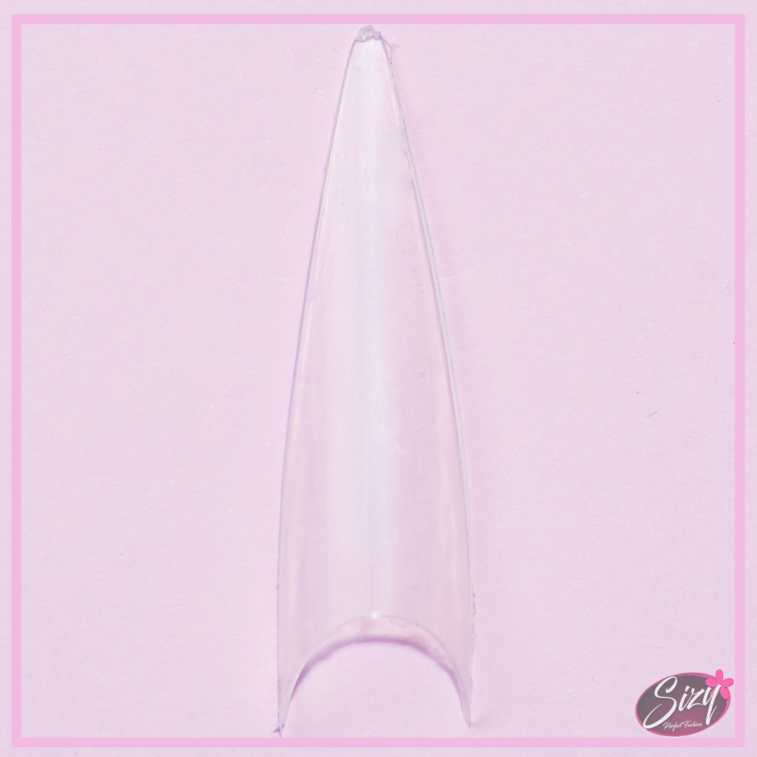 Set  De Uñas Postizas - Gold Finger Blanco