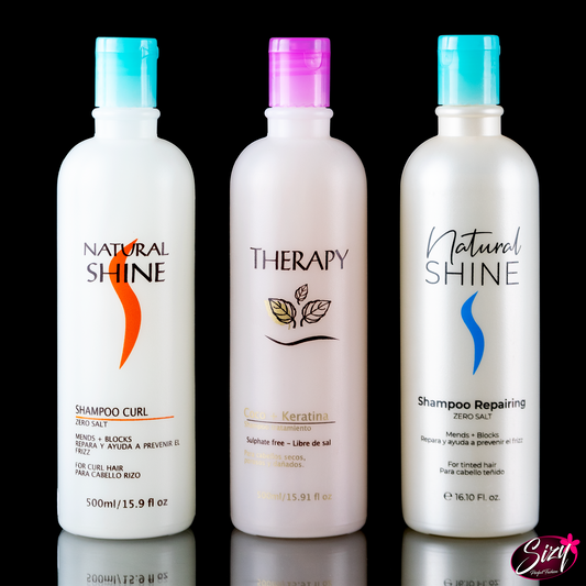 Shampoo Especial Para Cabello Natural Shine