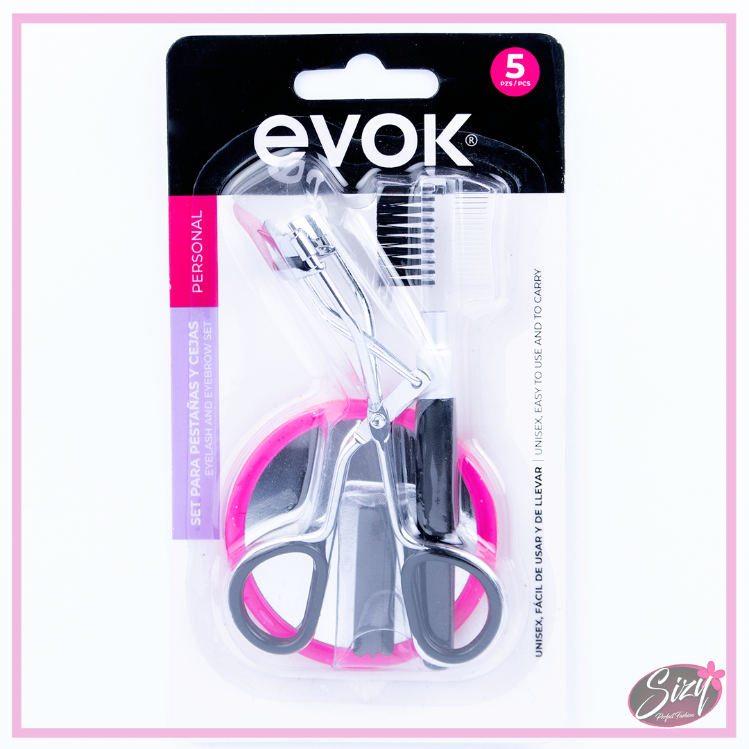Set Para Pestañas y Cejas Evok