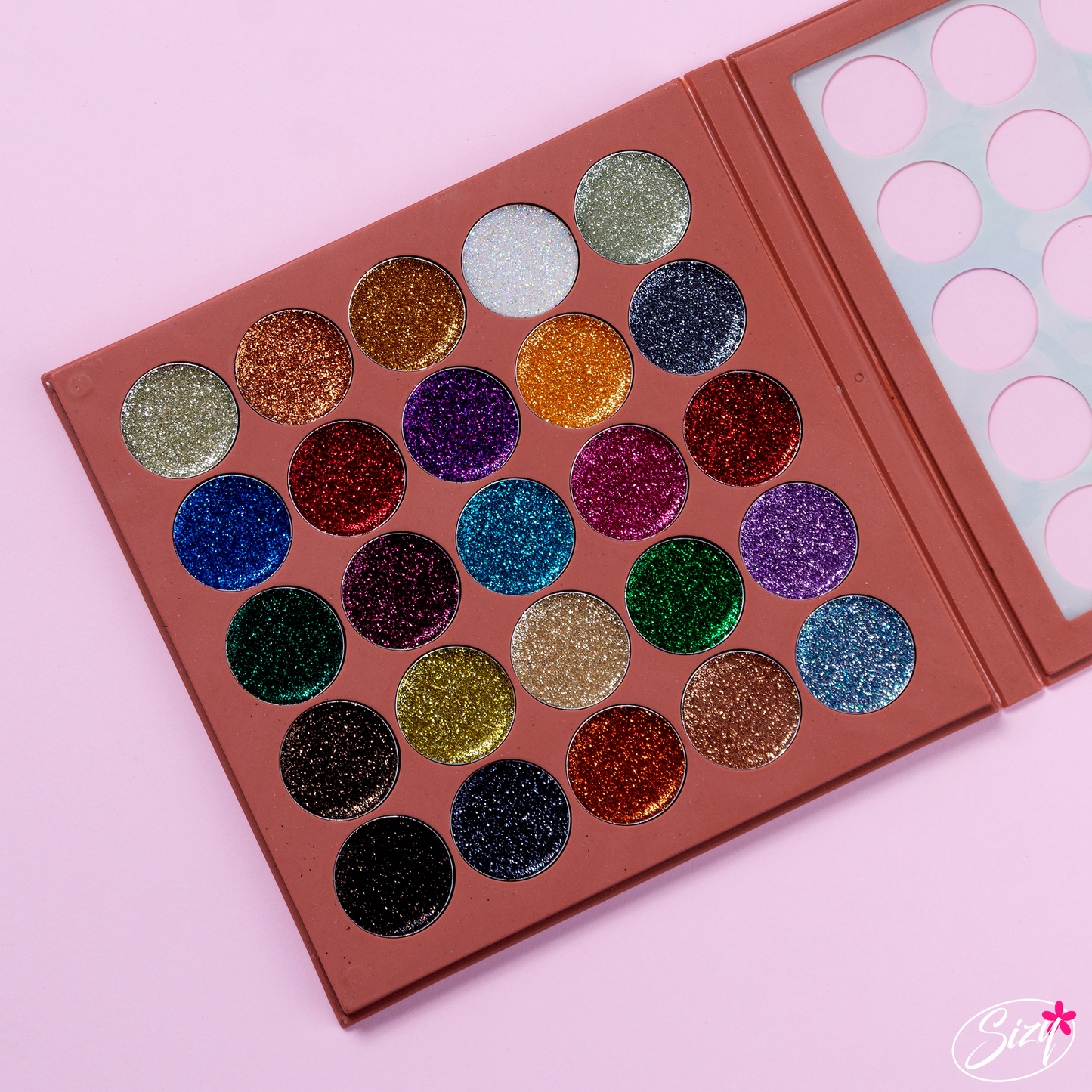Paleta De Sombras Glitter 25 Tonos