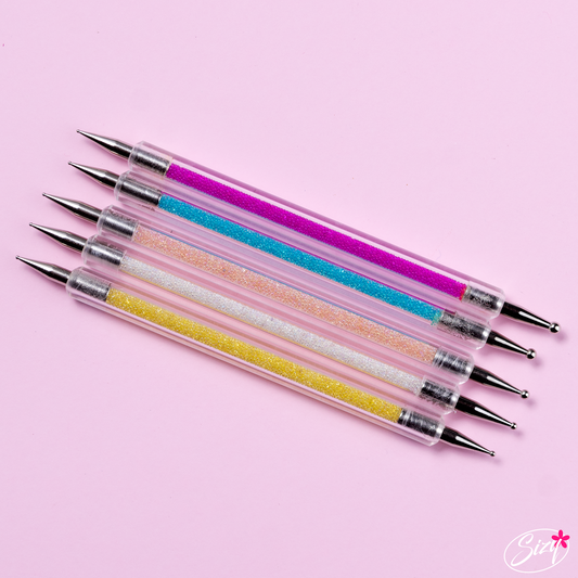 Set De 5 Punteros Dotin Para Decpración De Uñas