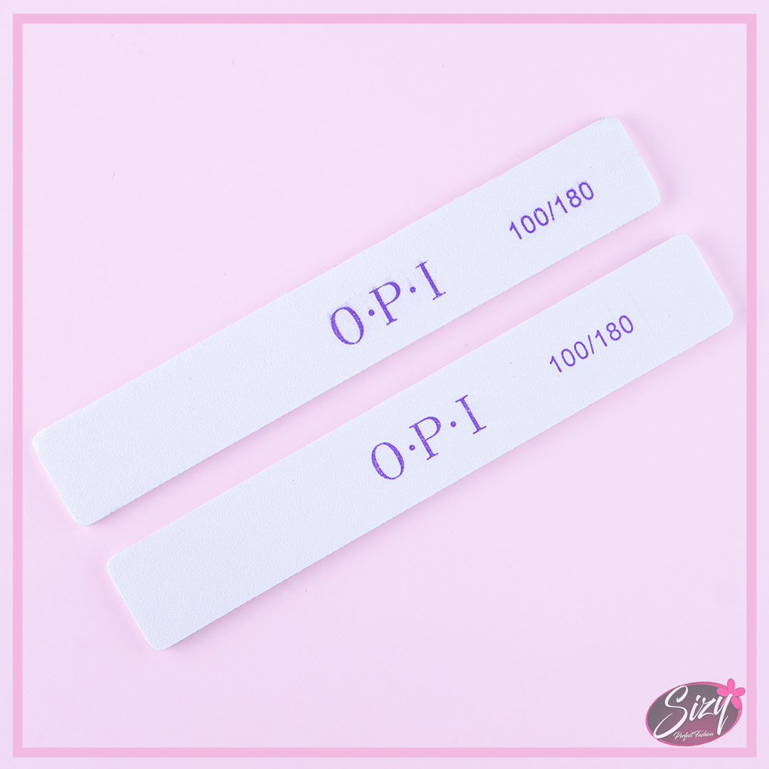 Lima Para Uñas  - O.P.I Cuadrado Blanco 100/180