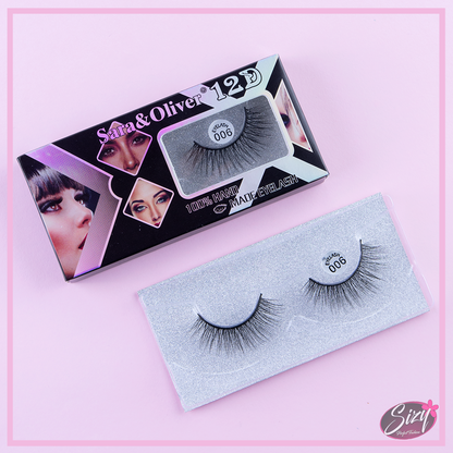 Pestañas Postizas Sara y Oliver 10D