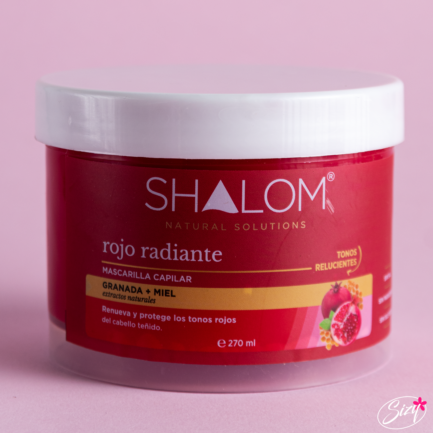 Mascarilla Capilar Para Tonos Rojos Shalom