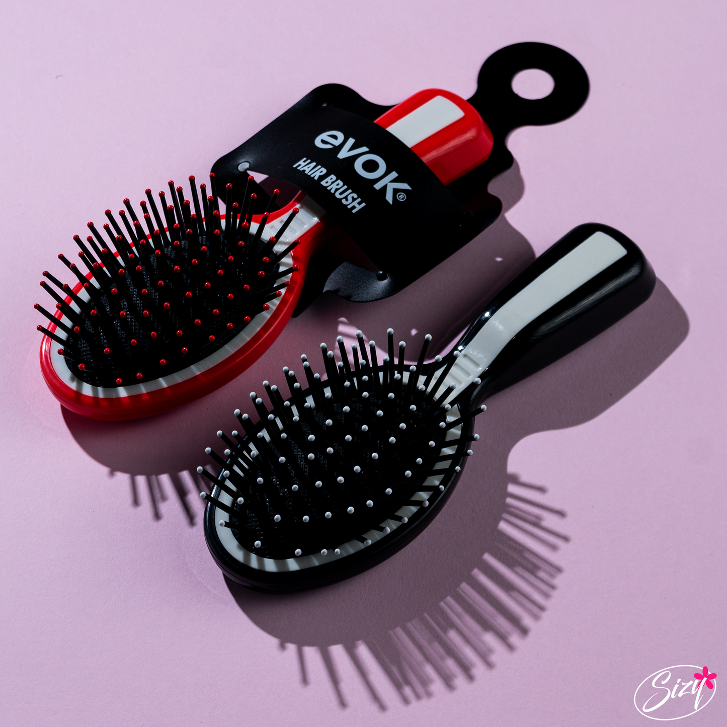 Mini Cepillo Para El Cabello Evok