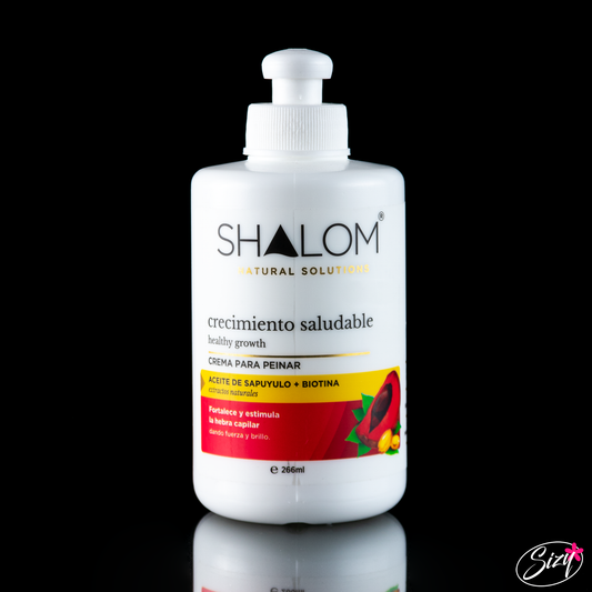Crema Para Peinar Crecimiento Saludable Shalom